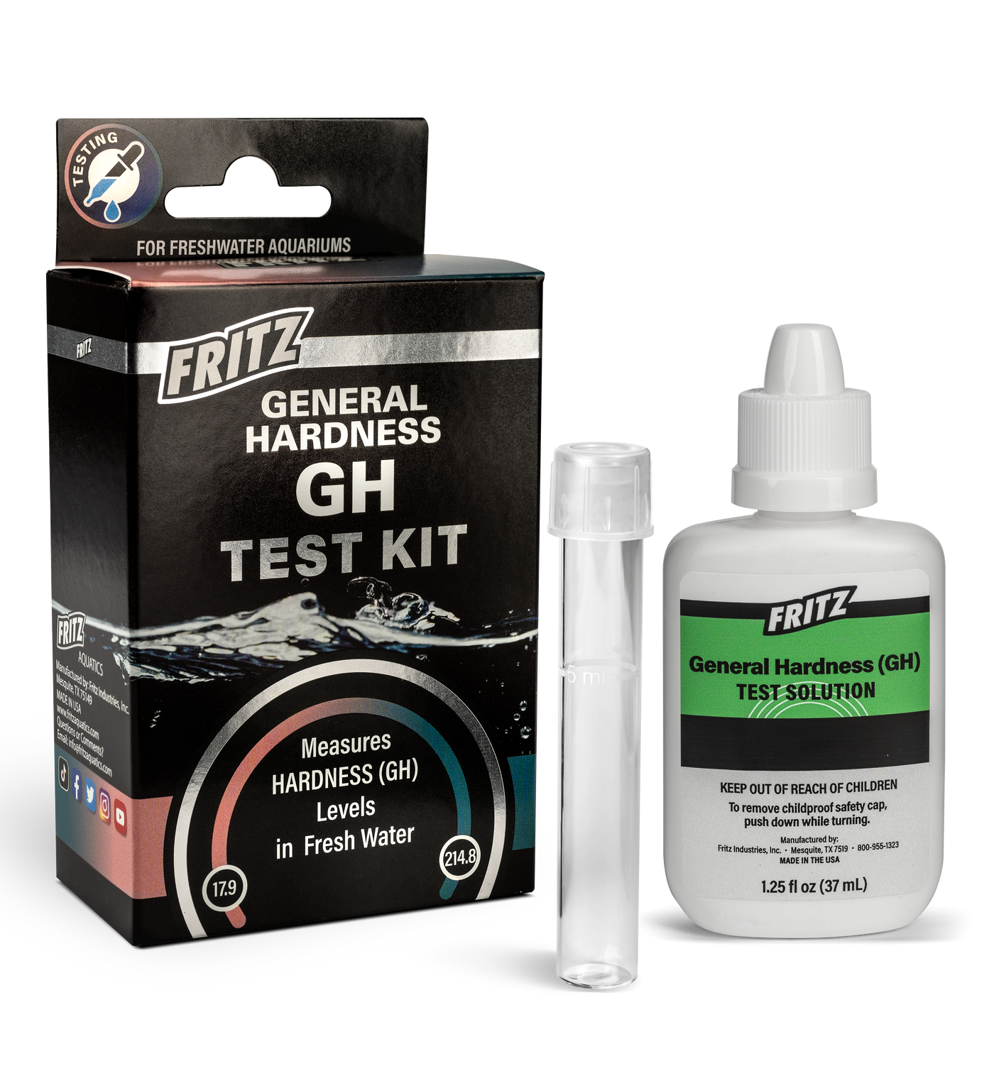 Fritz Aquatics General Hardness Test Kit